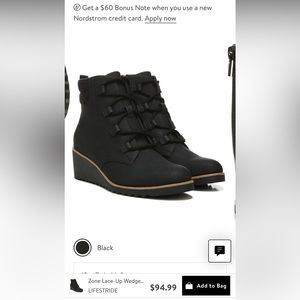 Brand New Life Stride Ladies Boots Black Size 9